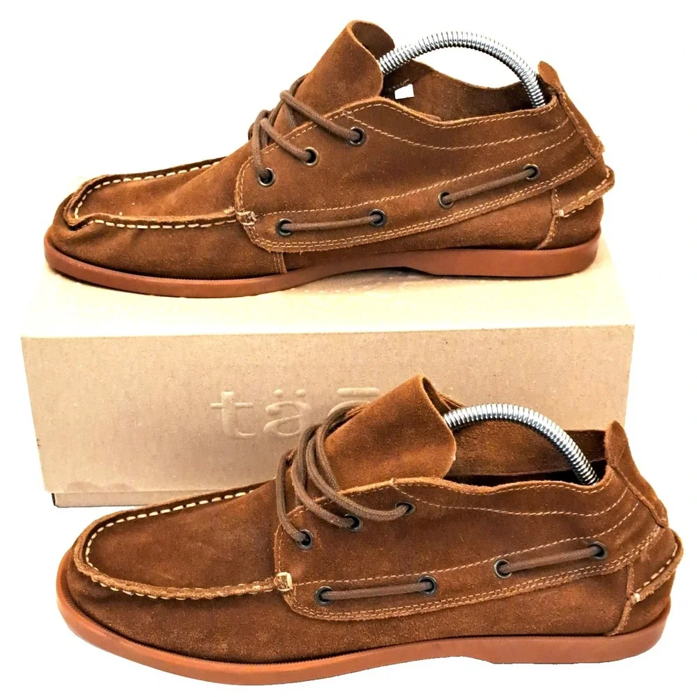 American Eagle‎ Outfitters Mens Cow Suede Loafers Shoes Ankle 6100-207 Classic